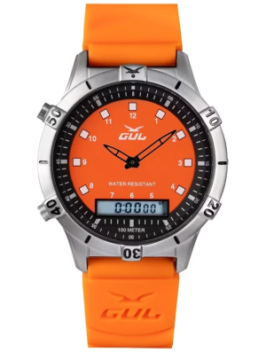 GUL No. 1 Ana-Digi 42mm 539014210BkOr, handla denna klocka online eller i butik hos klockmaster