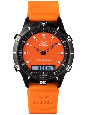 GUL No. 1 Ana-Digi 42mm 539214210BkOr, handla denna klocka online eller i butik hos klockmaster