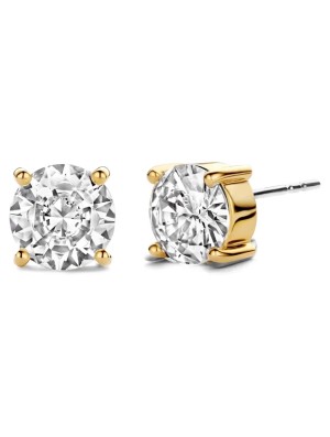 Ti Sento Classic Zirconia Earstuds 7mm - Guld 7319ZY, handla denna klocka online eller i butik hos klockmaster