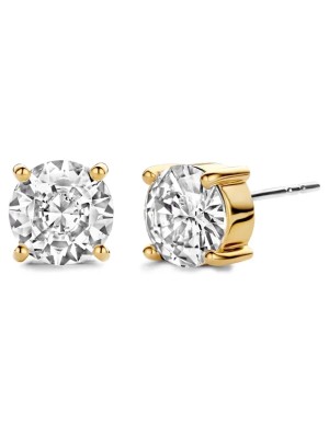 Ti Sento Classic Zirconia Earstuds 9mm - Guld 7321ZY, handla denna klocka online eller i butik hos klockmaster