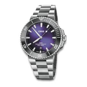 ORIS Aquis Date Taste Of Summer 43,5mm 73377894158MB, handla denna klocka online eller i butik hos klockmaster