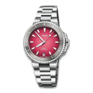 ORIS Aquis Date Taste of Summer 36.5mm 73377924158MB, handla denna klocka online eller i butik hos klockmaster