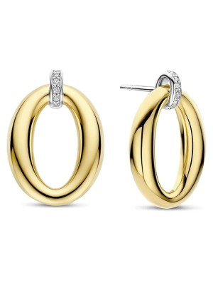 Ti Sento Classic Soft Oval Örhängen - Guld 78013ZY, handla denna klocka online eller i butik hos klockmaster
