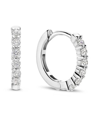 Ti Sento Tennis Small Hoops 14mm - Silver 7957ZI, handla denna klocka online eller i butik hos klockmaster