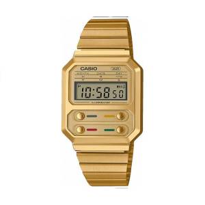 CASIO Vintage Iconic 32.5mm A100WEG-9AEF, handla denna klocka online eller i butik hos klockmaster