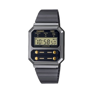 CASIO Vintage Iconic 38mm A100WEGG-1A2EF, handla denna klocka online eller i butik hos klockmaster