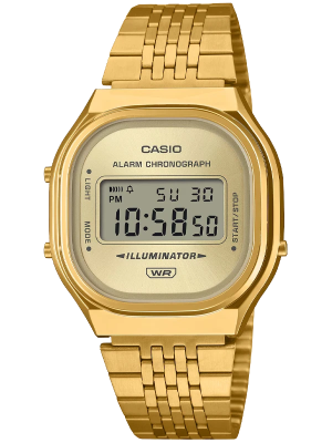 CASIO Vintage 37mm A140WEG-9AEF, handla denna klocka online eller i butik hos klockmaster