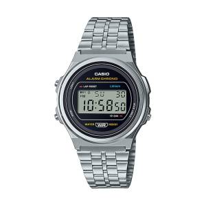 CASIO Vintage Round 37.5mm A171WE-1AEF, handla denna klocka online eller i butik hos klockmaster
