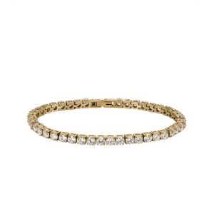 Astrid och Agnes Armband Glimra - Guld / Klar kristall AA359471, handla denna klocka online eller i butik hos klockmaster