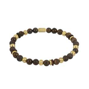 AROCK Armband  - Brunt och guld AA363157, handla denna klocka online eller i butik hos klockmaster