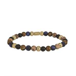 AROCK Armband Mike - Guld / Blå AA365441, handla denna klocka online eller i butik hos klockmaster