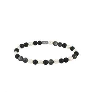 AROCK Armband Mateo - Svart/vit AA366769, handla denna klocka online eller i butik hos klockmaster