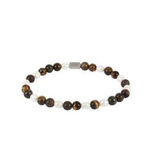 AROCK Armband Mateo - Brun/vit AA366776, handla denna klocka online eller i butik hos klockmaster