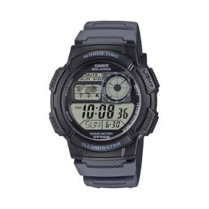 CASIO Timeless World Time 45mm AE-1000W-8AVEF, handla denna klocka online eller i butik hos klockmaster