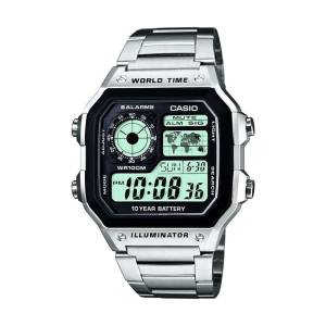 CASIO Timeless World Time 42mm AE-1200WHD-1AVEF, handla denna klocka online eller i butik hos klockmaster