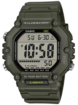 CASIO Timeless Extra Long 50mm AE-1600HX-3AVEF, handla denna klocka online eller i butik hos klockmaster