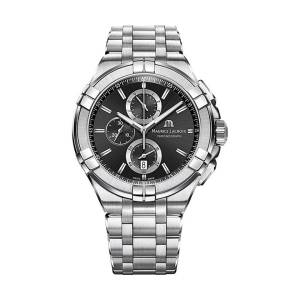 Maurice Lacroix Aikon Chronograph 44mm AI1018-SS002-330-1, handla denna klocka online eller i butik hos klockmaster