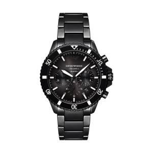 Emporio Armani Diver Chronograph Ceramica 43mm AR70010, handla denna klocka online eller i butik hos klockmaster