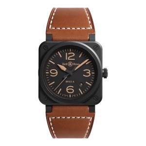 Bell and Ross BR03 Automatic Heritage Ceramic 41mm BR03A-HER-CE/SCA, handla denna klocka online eller i butik hos klockmaster