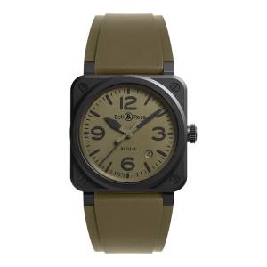 Bell and Ross BR03 Automatic Military Ceramic 41mm BR03A-MIL-CE/SRB, handla denna klocka online eller i butik hos klockmaster