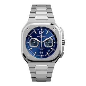 Bell and Ross BR05 Automatic Chronograph 42mm BR05C-BLU-ST/SST, handla denna klocka online eller i butik hos klockmaster