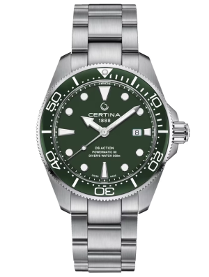 CERTINA DS Action Diver Powermatic 80 43mm C0326071109100, handla denna klocka online eller i butik hos klockmaster