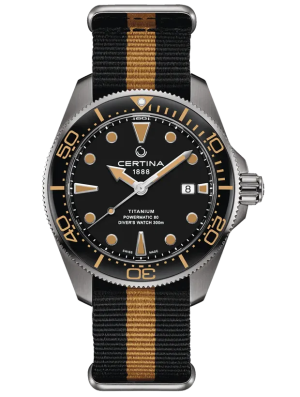 CERTINA DS Action Diver Powermatic 80 Titanium 43mm C0326074805100, handla denna klocka online eller i butik hos klockmaster