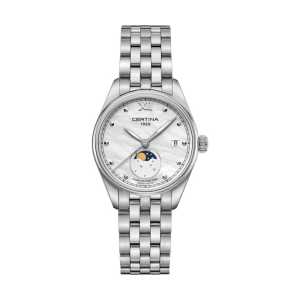 CERTINA DS-8 Lady Moonphase 32mm C0332571111800, handla denna klocka online eller i butik hos klockmaster