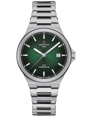CERTINA DS-7 Powermatic 80 39mm C0434072209100, handla denna klocka online eller i butik hos klockmaster
