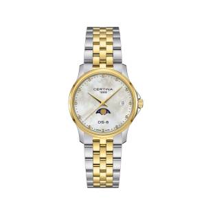CERTINA DS-8 Moonphase Lady 32mm C0452232211100, handla denna klocka online eller i butik hos klockmaster