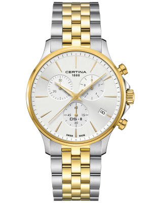 CERTINA DS-8 Chronograph 41mm C0454172203100, handla denna klocka online eller i butik hos klockmaster