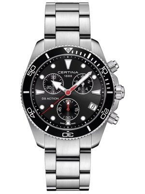 CERTINA DS Action Chronograph 42mm C0484171105100, handla denna klocka online eller i butik hos klockmaster