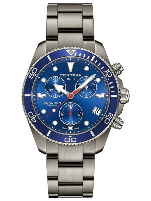 CERTINA DS Action Chronograph Titanium 42mm C0484174404100, handla denna klocka online eller i butik hos klockmaster