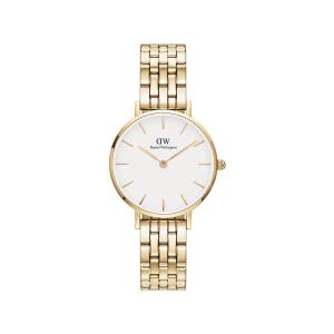 Daniel Wellington Petite 5-Link Evergold 28mm DW00100614, handla denna klocka online eller i butik hos klockmaster