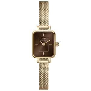 Daniel Wellington Quadro Mini Evergold Amber 15.5mm DW00100654, handla denna klocka online eller i butik hos klockmaster