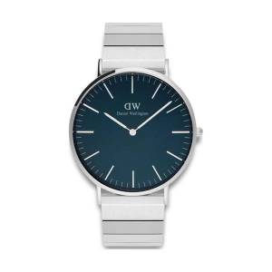 Daniel Wellington Classic Piano Link Arctic Silver 40mm DW00100776, handla denna klocka online eller i butik hos klockmaster