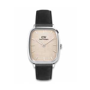 Daniel Wellington Marlon Sheffield Linen Silver 32mm DW00100813, handla denna klocka online eller i butik hos klockmaster