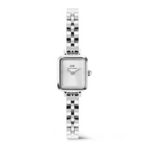 Daniel Wellington Quadro Mini Arch 3-link White Sunray Silver 15mm DW00100844, handla denna klocka online eller i butik hos klockmaster