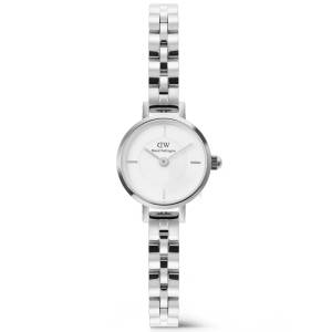 Daniel Wellington Petite Mini Arch 3-link White Silver 19mm DW00100853, handla denna klocka online eller i butik hos klockmaster