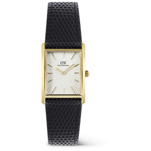 Daniel Wellington Bound Black Lizard Guilloché Gold 24mm DW00100899, handla denna klocka online eller i butik hos klockmaster
