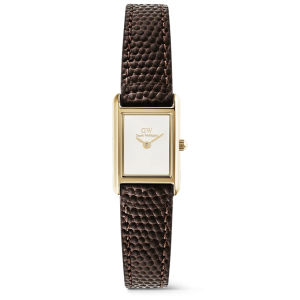 Daniel Wellington Bound Mini Dark Brown Lizard Gold 17mm DW00100904, handla denna klocka online eller i butik hos klockmaster