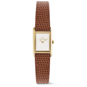 Daniel Wellington Bound Mini Light Brown Lizard Gold 17mm DW00100905, handla denna klocka online eller i butik hos klockmaster