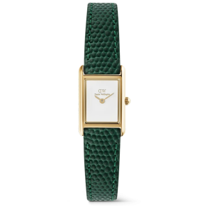 Daniel Wellington Bound Mini Green Lizard Gold 17mm DW00100906, handla denna klocka online eller i butik hos klockmaster