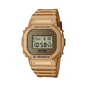 CASIO G-Shock GOLD CHAIN 44mm DWE-5600HG-1ER, handla denna klocka online eller i butik hos klockmaster