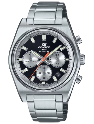 CASIO Edifice Chronograph 40mm EFB-730D-1AVUEF, handla denna klocka online eller i butik hos klockmaster