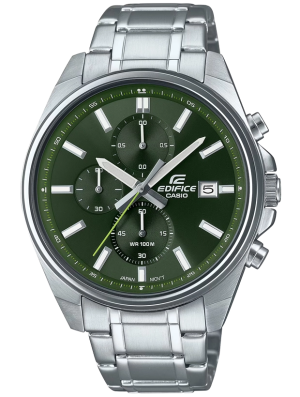 CASIO Edifice Chronograph 44mm EFV-610D-3CVUEF, handla denna klocka online eller i butik hos klockmaster