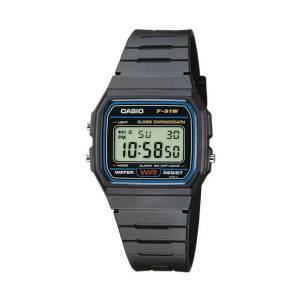 CASIO Timeless 35mm F-91W-1YEG, handla denna klocka online eller i butik hos klockmaster
