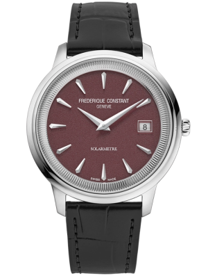 Frederique Constant Moneta Solarmetre 39mm FC-120BRG3S6, handla denna klocka online eller i butik hos klockmaster