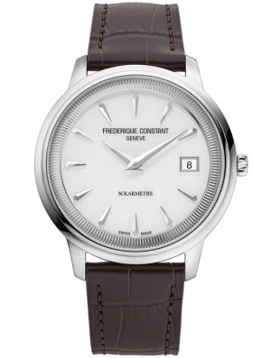 Frederique Constant Moneta Solarmetre 39mm FC-120W3S6, handla denna klocka online eller i butik hos klockmaster
