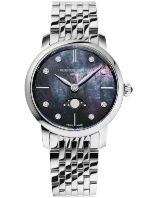 Frederique Constant Slimline Moonphase 30mm FC-206MPBD1S6B, handla denna klocka online eller i butik hos klockmaster